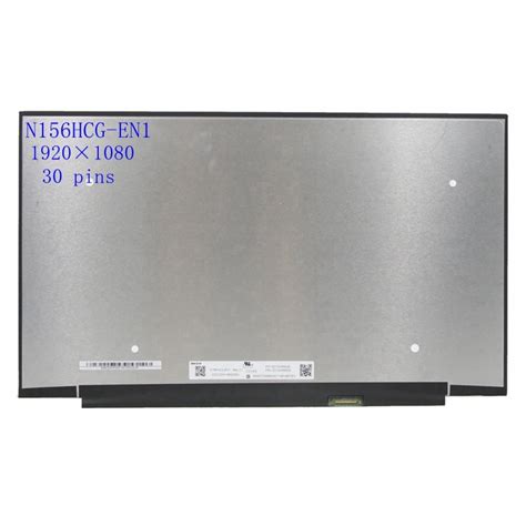 NTSC N156HCG EN1 LP156WFE SPB1 LCD 15 6 IPS 1920x1080 30 EDP 72