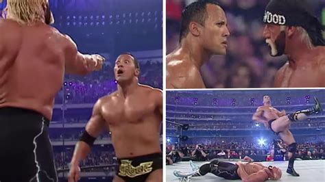 21 years ago today The Rock and Hulk Hogan had the most electrifying ...