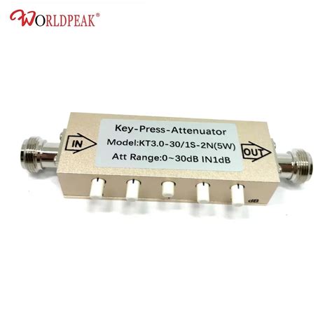 N Type Rf Adjustable Signal Attenuator 0 30db 60db 90db Key Press