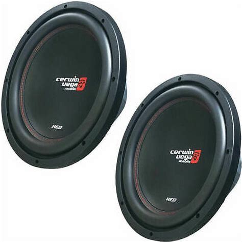 Cerwin Vega Xed V Watts Ohm Svc Xed Series Subwoofer