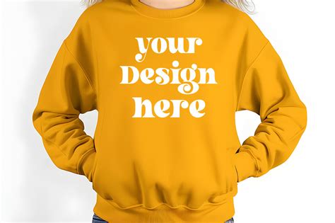 Gildan Mockup Gold Graphic By Mockupstore Creative Fabrica