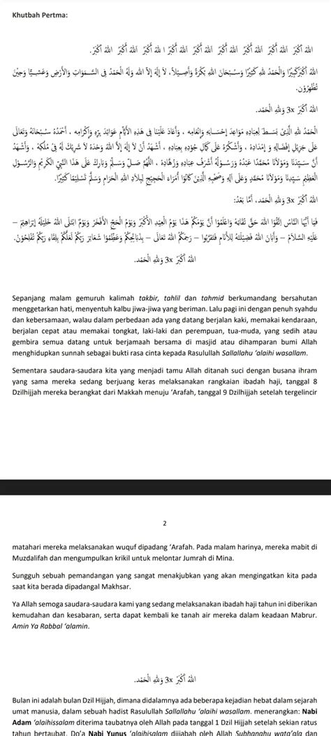 Khutbah Idul Adha Pb Ddi