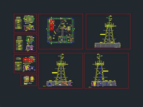 Esquema Telecomunicaciones En Autocad C