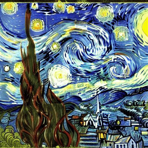 Gr Fico De Pintura De Van Gogh Creative Fabrica