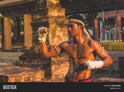 ancient muay thai image photo  trial bigstock
