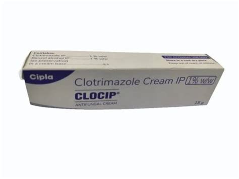 Clocip Clotrimazole Cream Ip 1 W W Packaging Size 15 Gm At Rs 140 Box In New Delhi