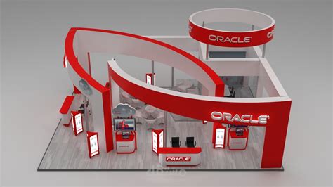 Oracle 2015 Booth Exhibition 3d Design مستقل