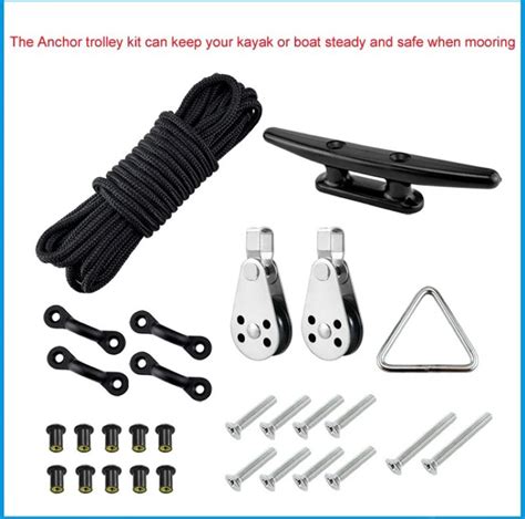 Kayak Canoe Anchor Trolley Kit Homyspire