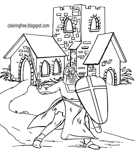 Free Middle Ages Coloring Pages