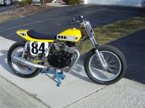 Yamaha Tt Xt Sr 500 Flat Track Motorcycle Vintage Racing Bike Track Bike