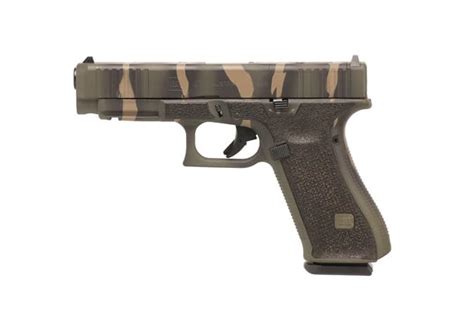 Glock G47 G5 MOS Woodland Tiger Stripe Cerakote 9mm Pistol - SSP Firearms