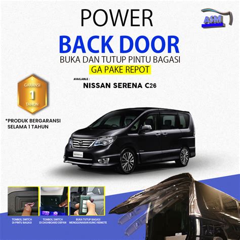 Jual Power Back Door Pintu Bagasi Otomatis Serena C26 Electric Tailgate