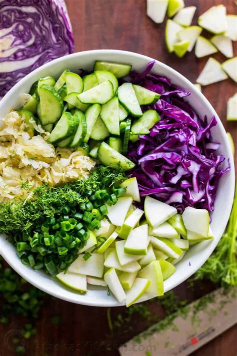 Red Cabbage Salad With Apple