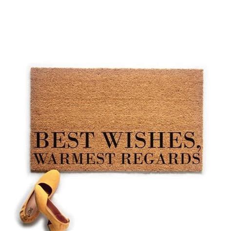 Best Wishes, Warmest Regards Schitt's Creek Inspired Doormat – Urban Owl