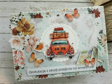 Kartka Z Okazji Przej Cia Na Emerytur Intryguj Ce Scrapbooking Art