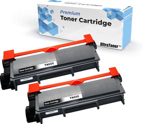 2 Pk Ultra Toner® Compatible Brother Tn660 Toner Cartridge Tn 660 Tn630 High Capacity Black