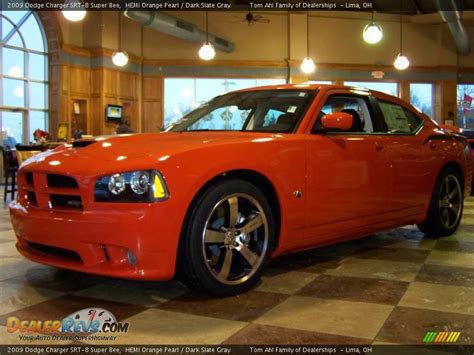 2009 Dodge Charger Srt 8 Super Bee Hemi Orange Pearl Dark Slate Gray