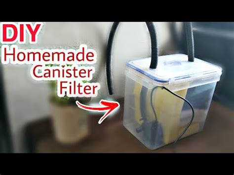 DIY Aquarium Filter | DIY Canister Filter | How to Make Fish Tank ...