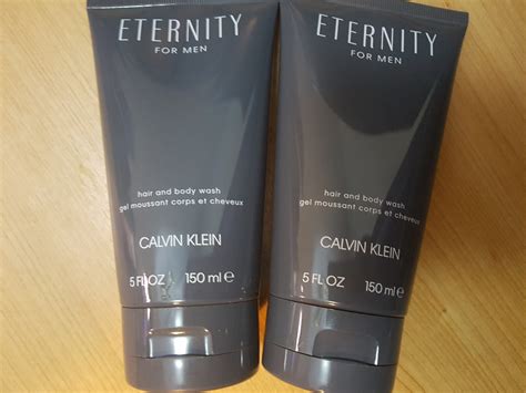 2x Calvin Klein Eternity Shower Gel Body Wash For Men 150ml