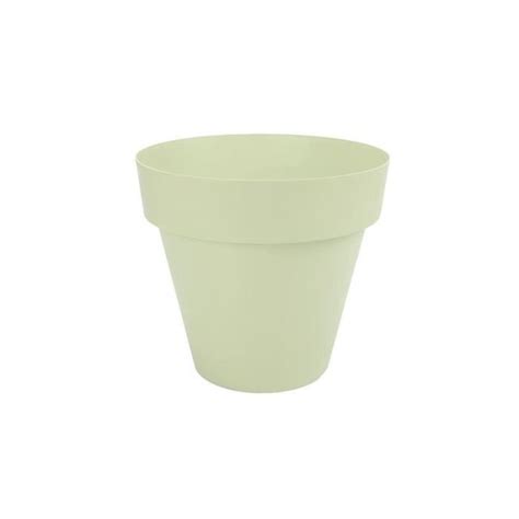 PLASTIKEN Pot à fleurs 26 Cm Collection TES Jade Cdiscount Jardin