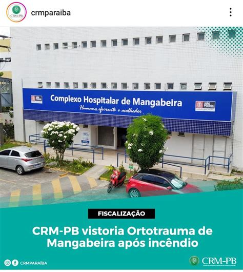 Fiscaliza O Do Crm Pb Atesta Que Nenhum Paciente Foi Afetado Pelo