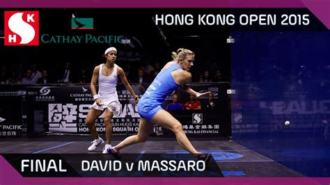 Squash Hong Kong Open Women S Final Highlights David V Massaro