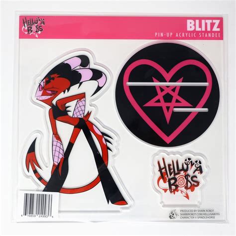 Helluva Boss Pin Up Blitz Acrylic Figure 6 Stand Standee Vivziepop