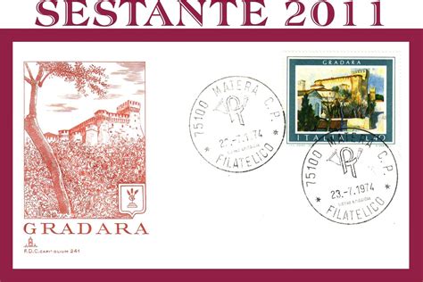 ITALIA FDC CAPITOLIUM 241 SERIE TURISTICA GRADARA 1974 ANNULLO