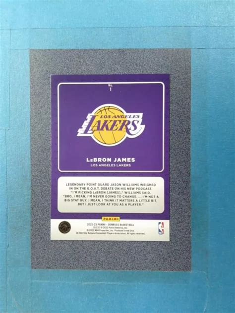 Jn Donruss Lebron James Ligne De Production Los Angeles