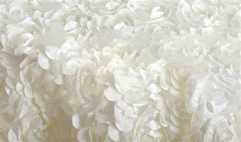 4FT X 6FT 120CM X 180CM Ivory Rosette Backdrop Elegant Event Essentials