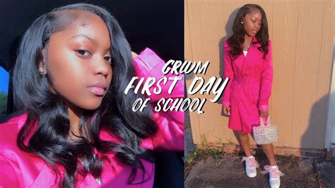 First Day Of School Grwm Hair Outfit Etc Youtube