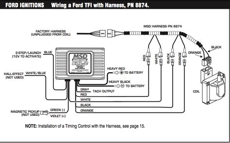 Msd Distributor Ford Wiring Diagram