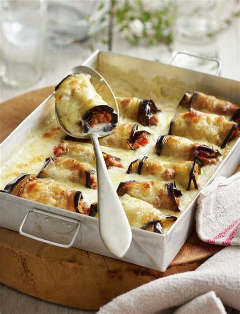 Canelones de berenjena rellenos de carne facilísimos y deliciosos