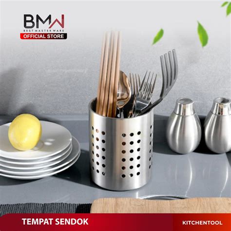 Jual Bmw Kitchenware Tempat Sendok Stainless Steel Garpu Sumpit