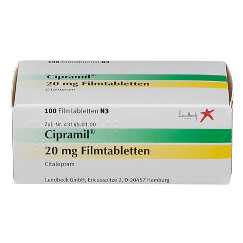 Cipramil® 20 Mg 100 St Mit Dem E Rezept Kaufen Shop Apotheke