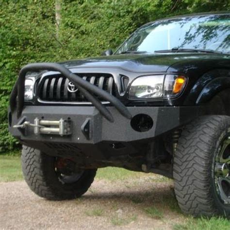 Iron Bull Bumpers® 81 D4 Full Width Black Front Winch Hd Bumper With Defender 4 Guard