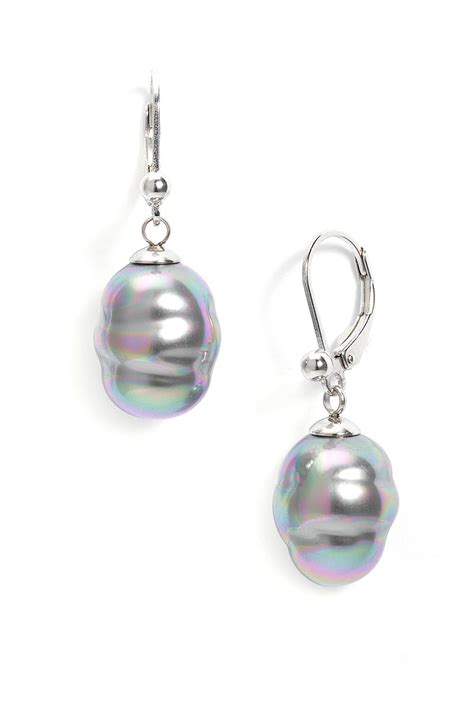 Majorica 12mm Baroque Pearl Drop Earrings Nordstrom