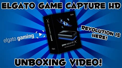 ELGATO GAME CAPTURE HD UNBOXING SO LONG HAUPPAUGE YouTube