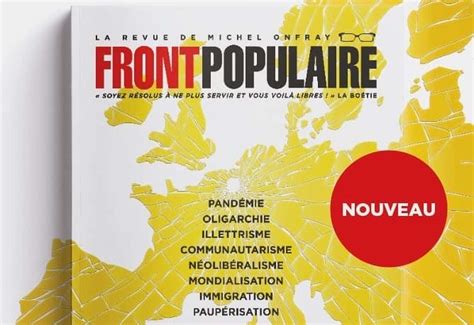 La Revue Front Populaire Aujourdhui En Kiosque Et En Ligne