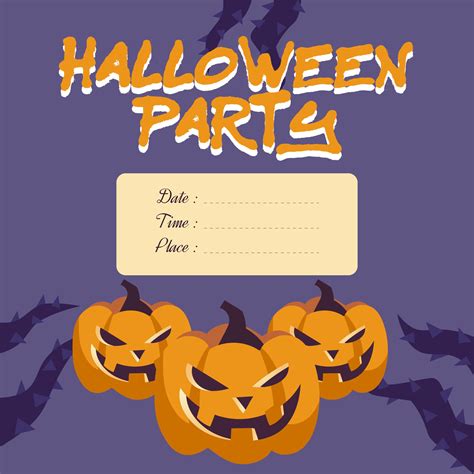 Halloween Birthday Party Invitation Templates - 15 Free PDF Printables ...