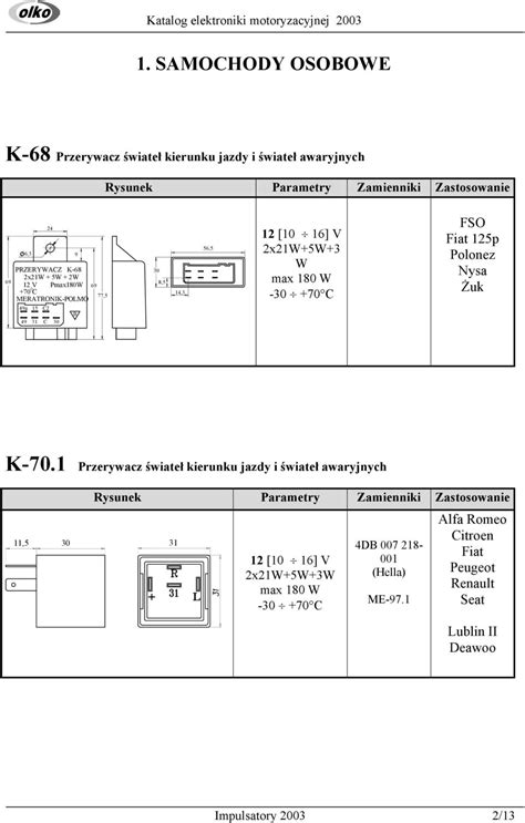 Katalog Elektroniki Motoryzacyjnej Impulsatory Pdf Darmowe Pobieranie