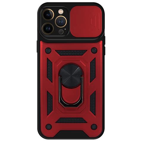 Capa iPhone 14 Pro Max Câmara Armor Anel Vermelho Copertini