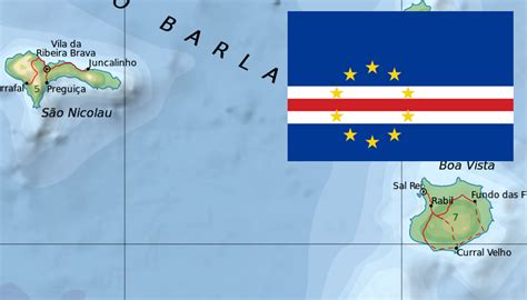 Cabo Verde Bandeira Mapa E Dados Gerais Rotas De Viagem