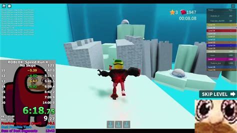 Roblox Speed Run 4 All Levels No Skips Speedrun In 13 46 Youtube