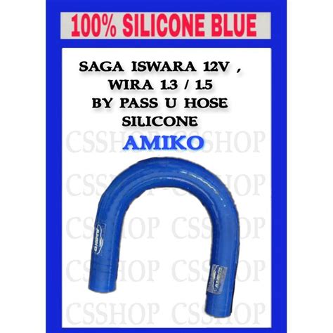 U By Pass Hose Water Pump Hose Silicone Proton Saga Iswara V Wira