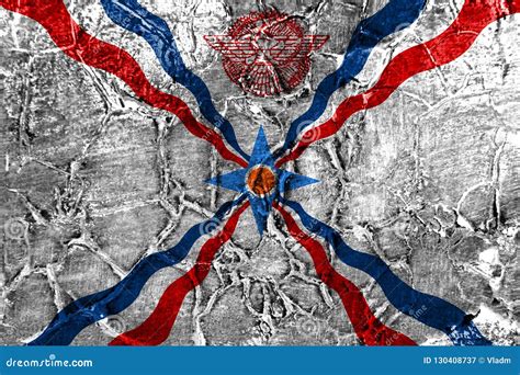 Assyria Grunge Flag Dependent Territory Flag Stock Image Image Of Celebration Ancient 130408737