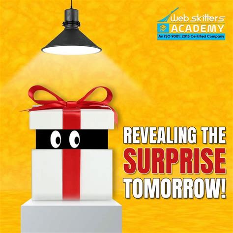 No Need To Wait Long Were Revealing The Surprise Tomorrow Stay Tuned