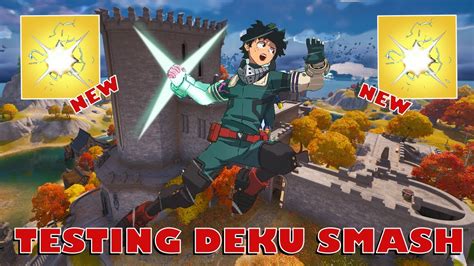 THE NEW DEKU SMASH MYTHIC Fortnite YouTube