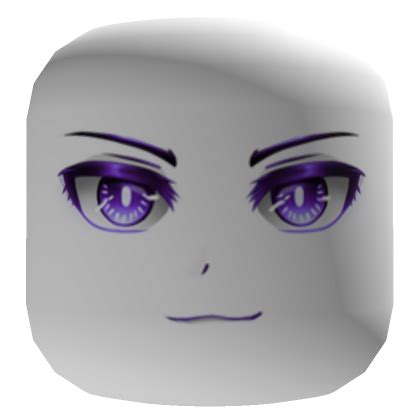 Purple Confident Anime Face Mask Roblox Item Rolimon S