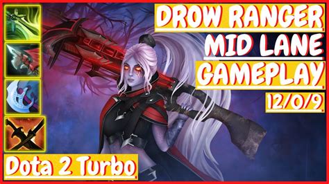 Drow Ranger 12 0 9 MID LANE Gameplay DOTA 2 Turbo 7 32 YouTube